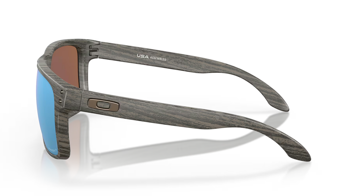 Oakley Polarized Holbrook XL OO9417-19 - Woodgrain/Prizm Deep Water