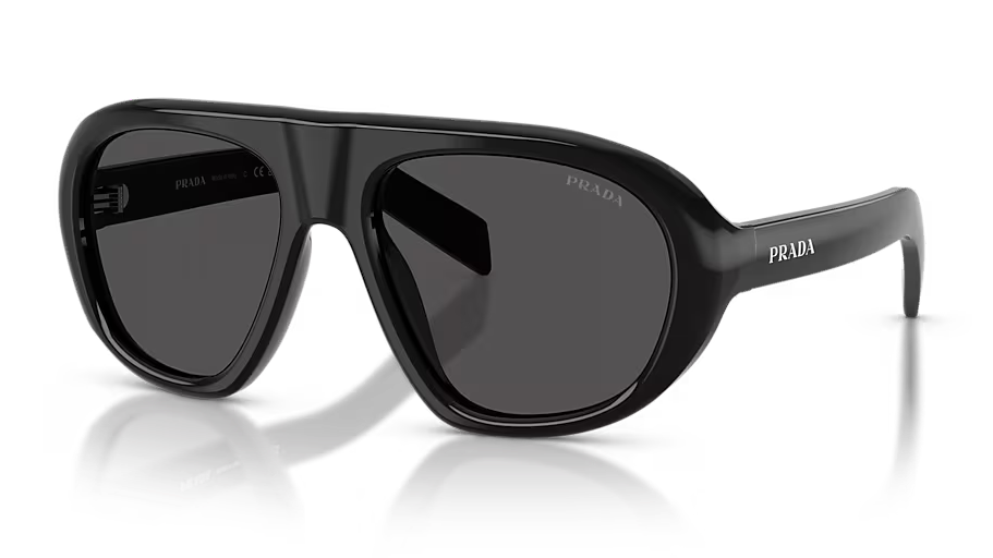 Prada C05S-15K08Z - Black Rubber/Dark Grey