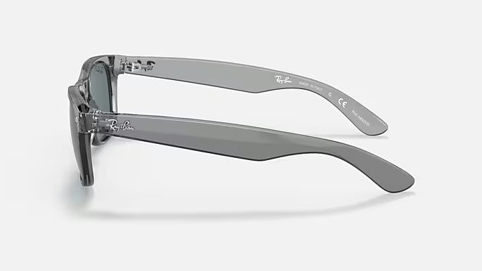 Ray-Ban Polarized New Wayfarer Classic RB2132-6450/3R - Grey/Dark Blue