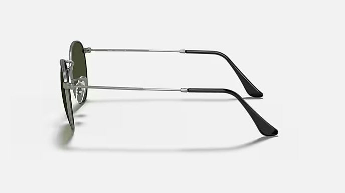 Ray-Ban Round Metal RB3447-029 - Matte Gunmetal/Green Classic G-15