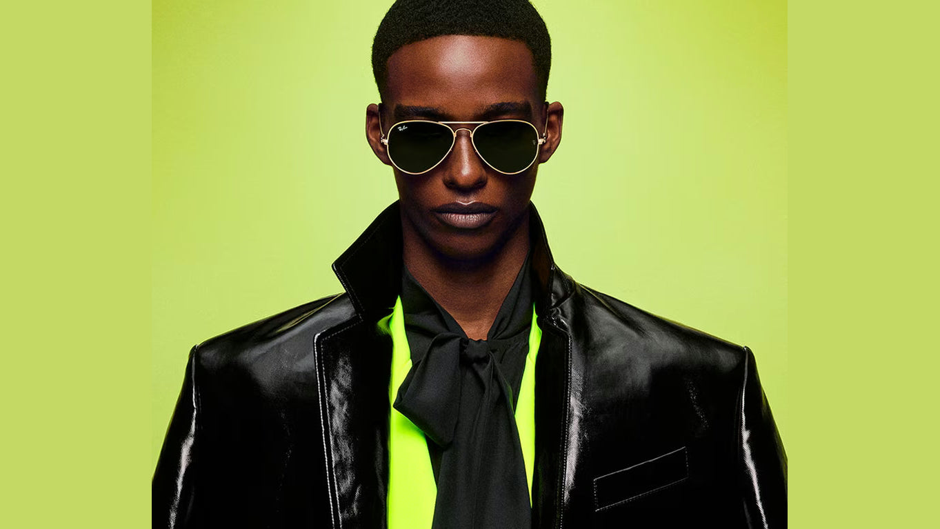 Ray-Ban Aviator Max RB3925-002/31 - Black/Green