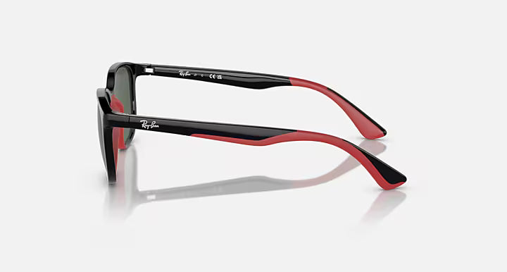 Ray-Ban Kids Bio-based RB9078S-713171 - Black with Red/Dark Green