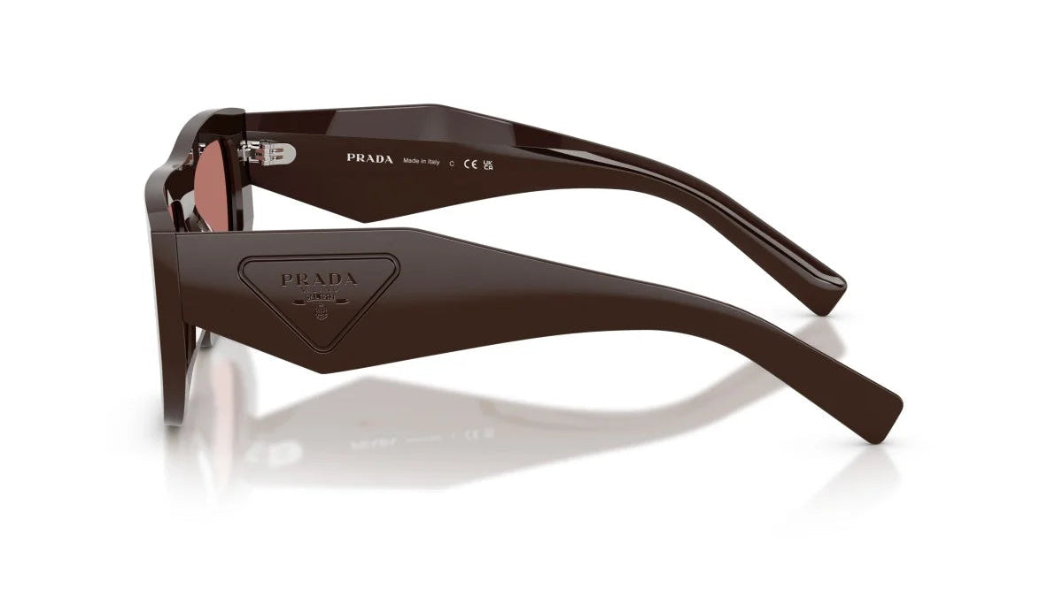 Prada PRD04SU-27180W - Dark Brown/Bordeaux Brown