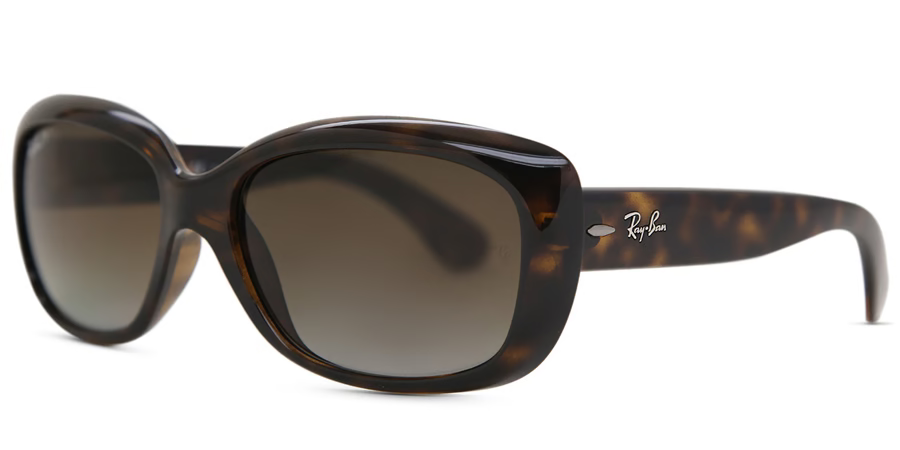 Ray-Ban Polarized Jackie Ohh RB4101-710/T5 - Havana/Brown Gradient