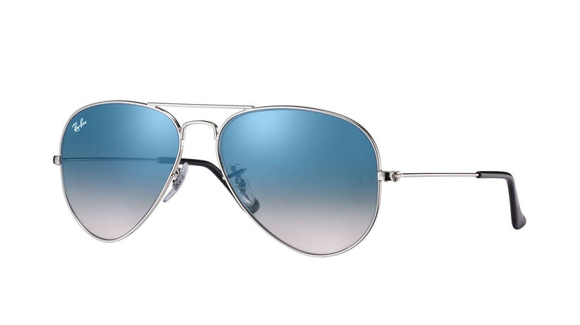 Rb3025 001 3f Gradient Blue Sunglasses Ray-Ban Aviator Gradient