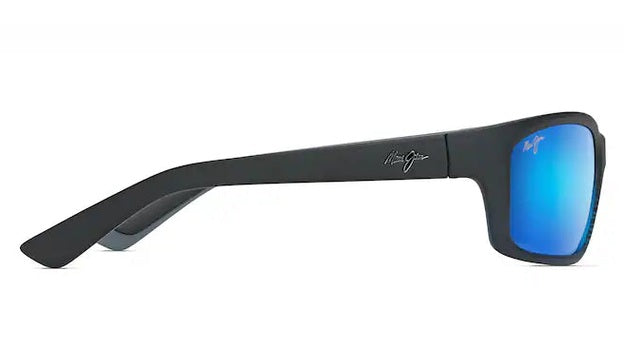 maui-jim-polarized-kanaio-mj766-08c-matte-black-blue-hawaii-isometric