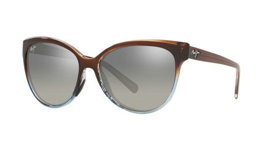 Maui Jim Polarized 'olu'olu GS537-01F - Translucent Dark Chocolate with Blue/Neutral Grey