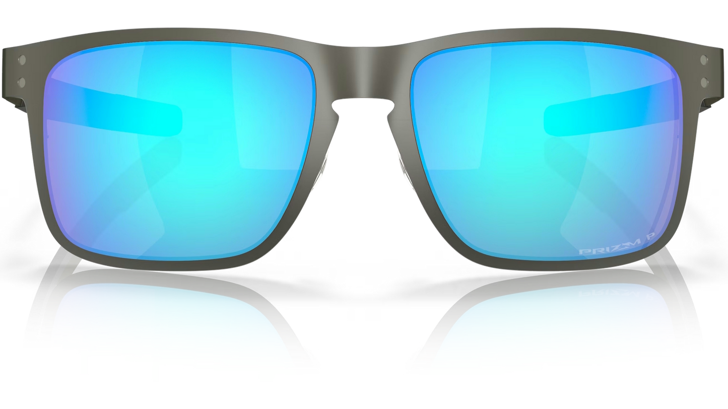 Oakley Polarized Holbrook Metal OO4123-07 - Matte Gunmetal/Prizm Sapphire