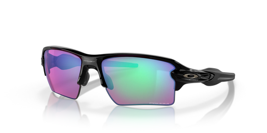 Oakley Polarized Flak 2.0 XL OO9188-05 - Polished Black/Prizm Golf S (126mm)