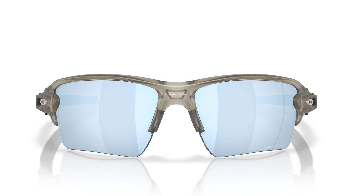 Oakley Polarized Flak 2.0 XL OO9188-J959 - Matte Grey/Prizm Deep Water