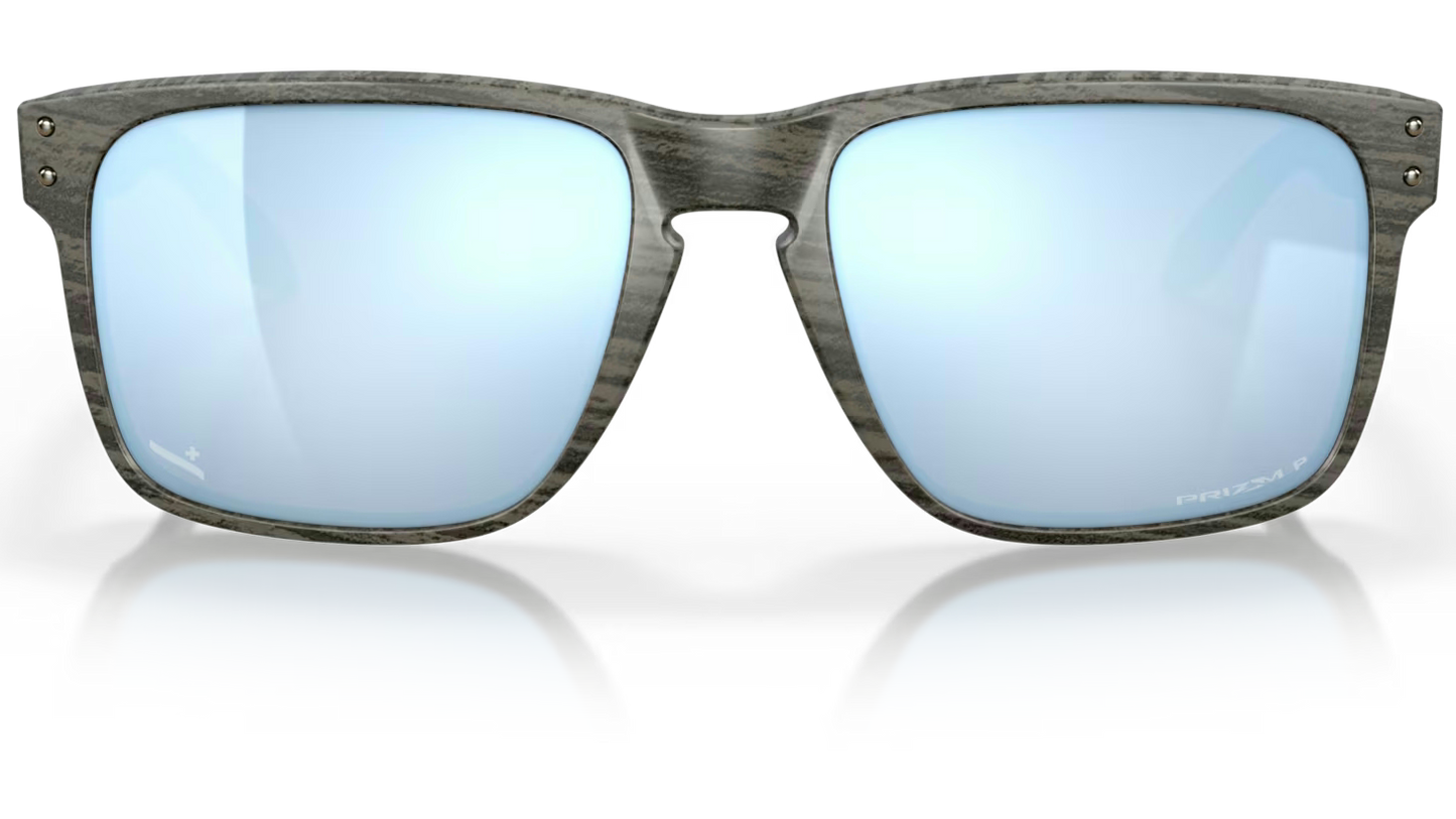 Oakley Polarized Holbrook XL OO9417-19 - Woodgrain/Prizm Deep Water