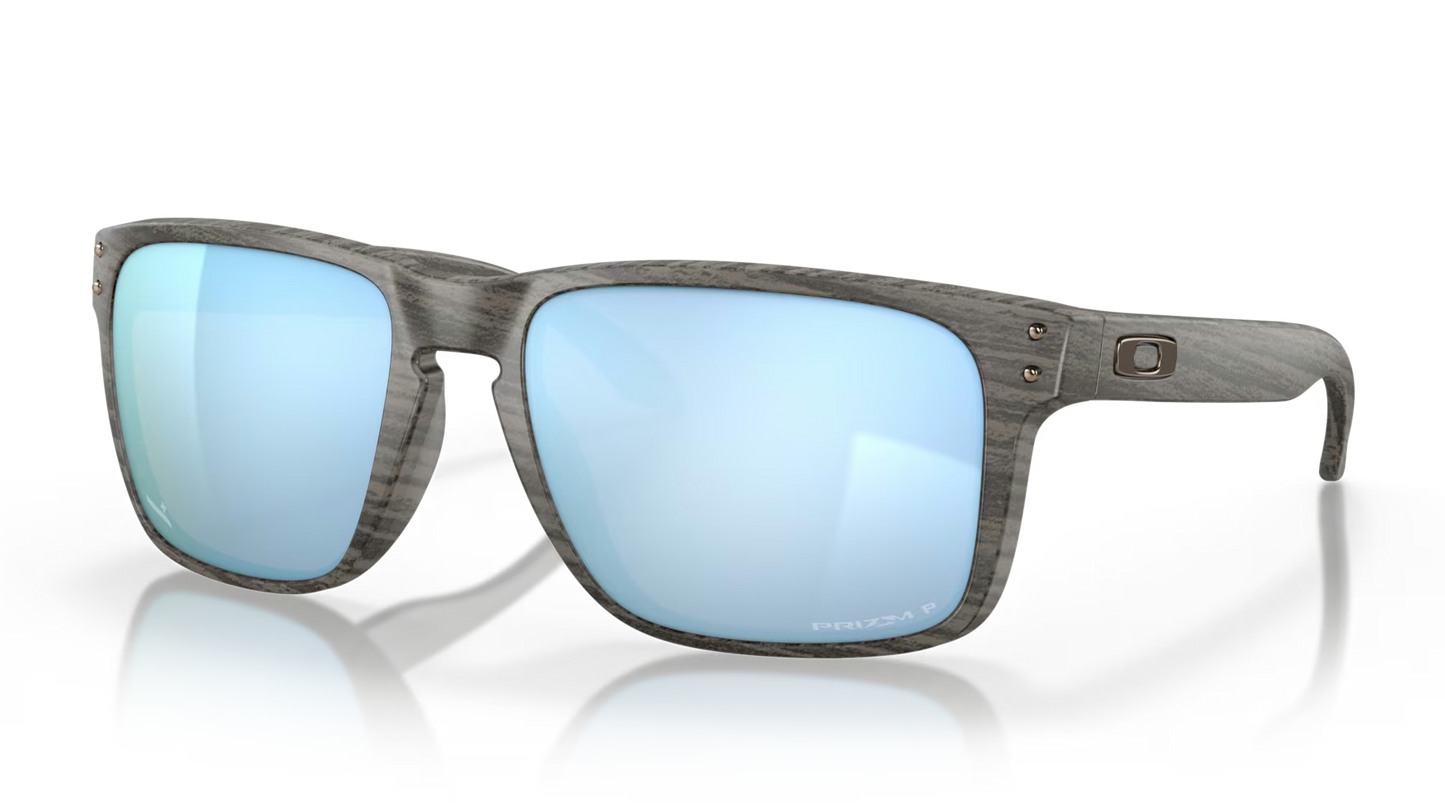 Oakley Polarized Holbrook XL OO9417-19 - Woodgrain/Prizm Deep Water