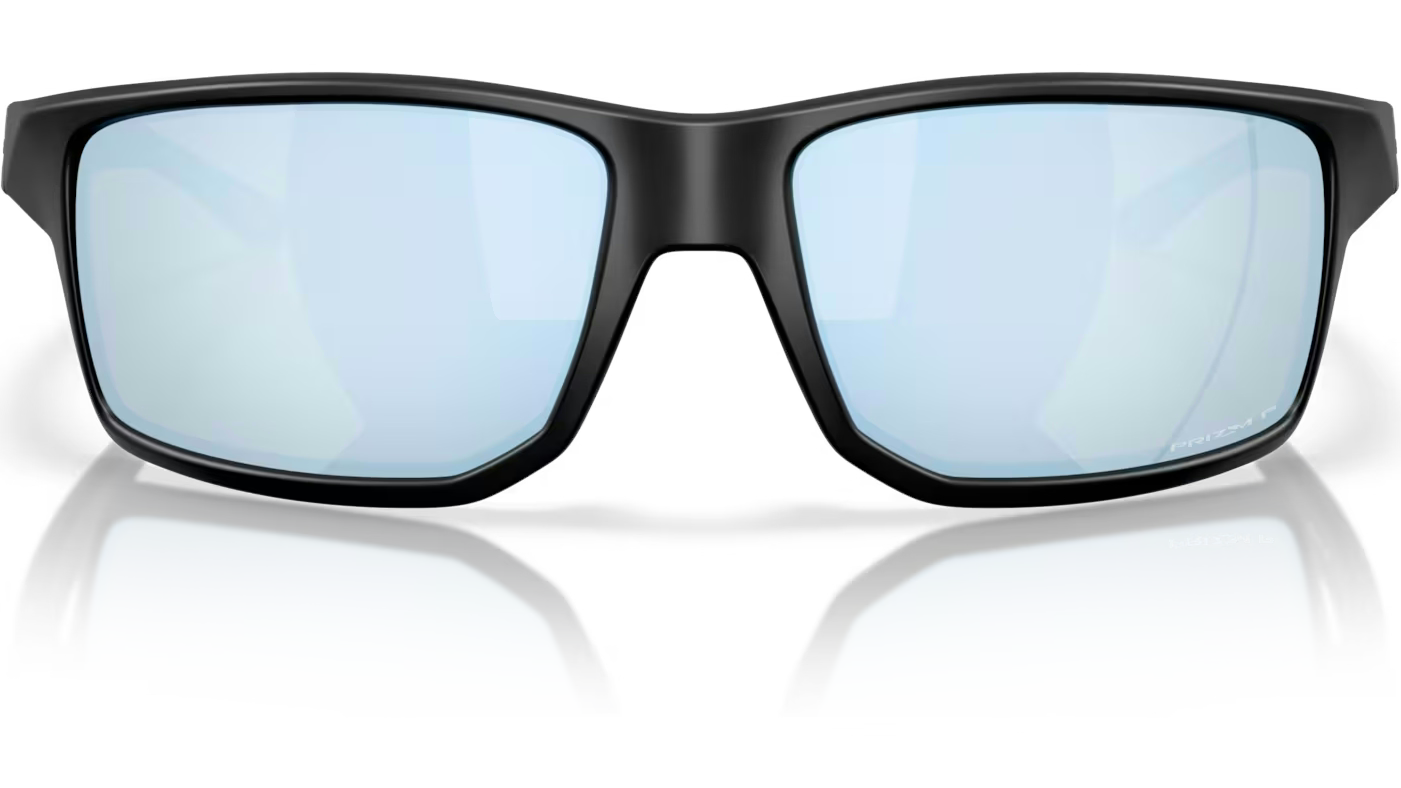 Oakley Polarized Gibston XL OO9470-04 - Matte Black/Deep Water Blue
