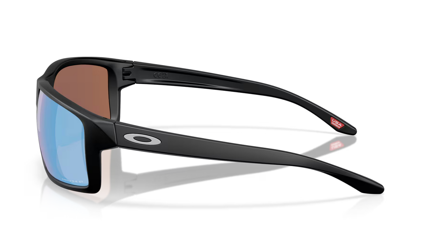 Oakley Polarized Gibston XL OO9470-04 - Matte Black/Deep Water Blue