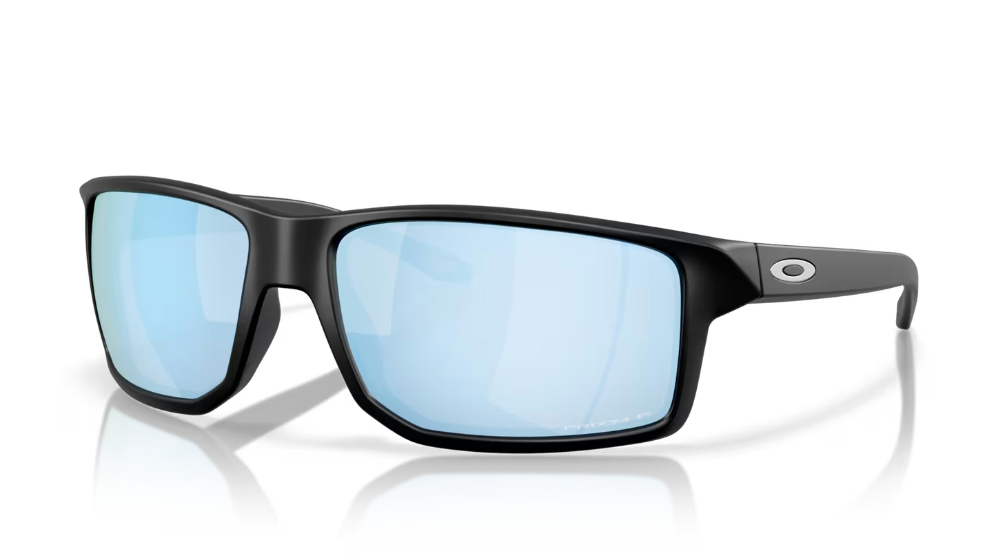 Oakley Polarized Gibston XL OO9470-04 - Matte Black/Deep Water Blue