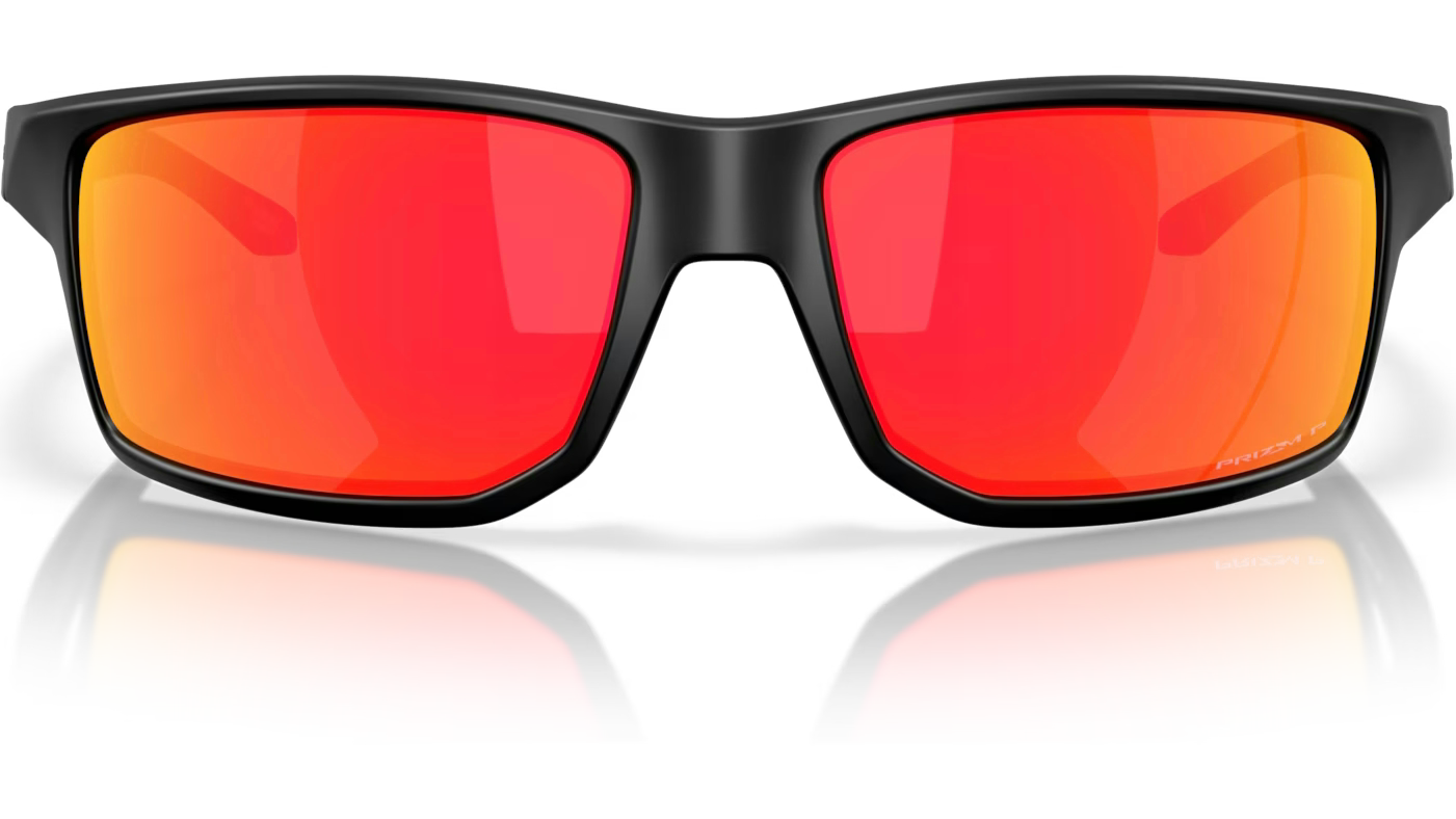 Oakley Polarized Gibston XL OO9470-06 - Matte Black/Prizm Ruby
