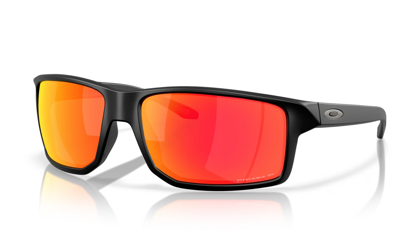 Oakley Polarized Gibston XL OO9470-06 - Matte Black/Prizm Ruby