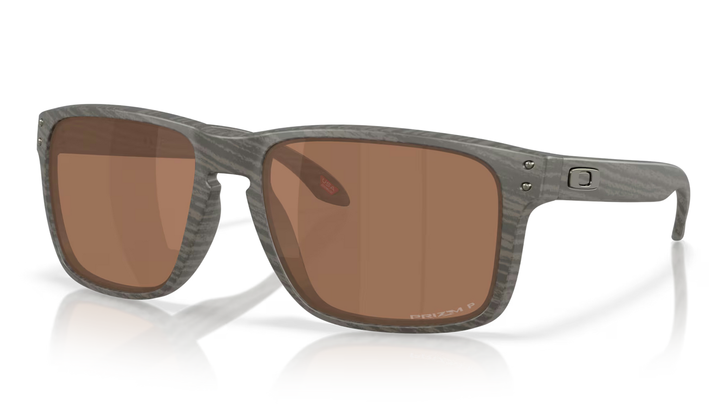Oakley Polarized Holbrook XXL OO9487-08 - Woodgrain/Prizm Tungsten