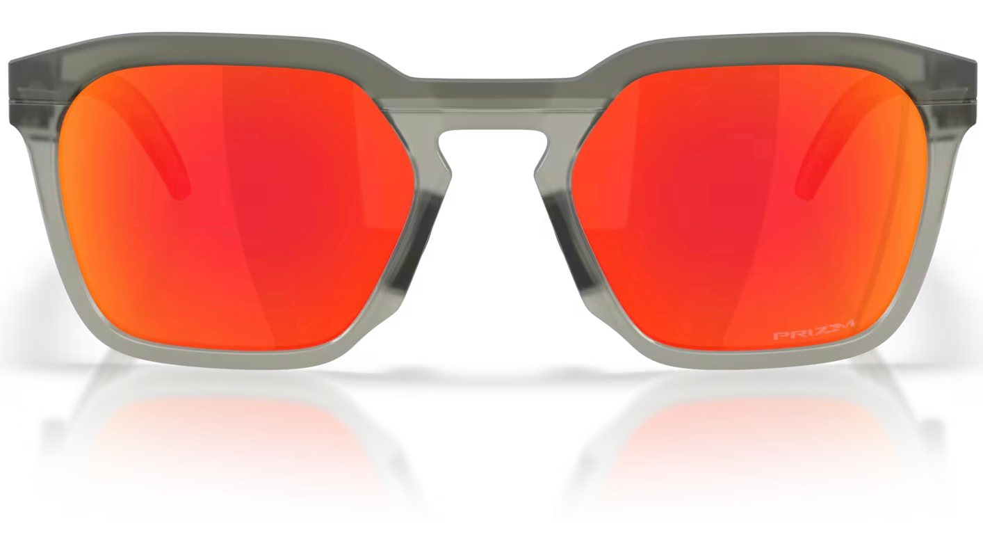 Oakley HSTN-SQ OO9533-02 - Matte Grey Smoke/Prizm Ruby