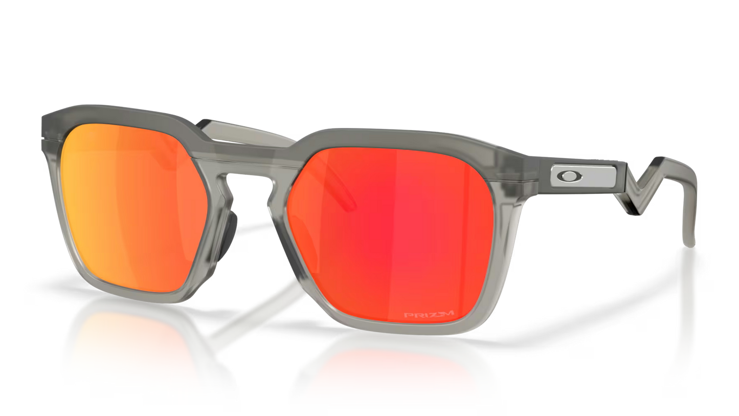 Oakley HSTN-SQ OO9533-02 - Matte Grey Smoke/Prizm Ruby