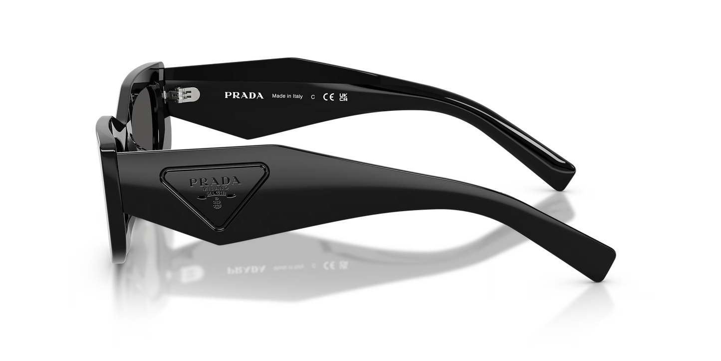 Prada D036SD-16K08Z - Black Glossy/Dark Grey