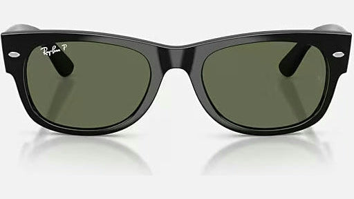 Ray-Ban Mega Wayfarer RB0832S-901/58 - Polised Black/Green