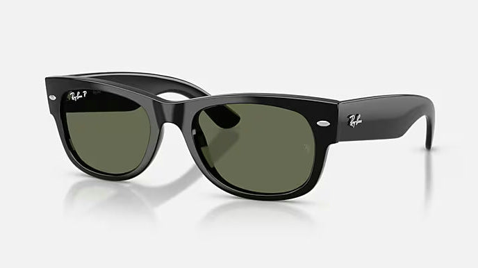 Ray-Ban Mega Wayfarer RB0832S-901/58 - Polised Black/Green