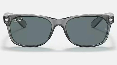 Ray-Ban Polarized New Wayfarer Classic RB2132-6450/3R - Grey/Dark Blue