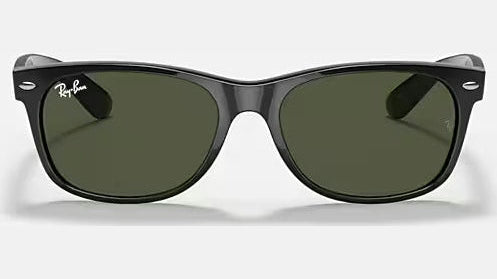 Ray-Ban New Wayfarer Classic RB2132-901L - Black/Green Classic G-15