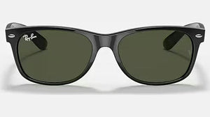 Ray-Ban New Wayfarer Classic RB2132-901L - Black/Green Classic G-15