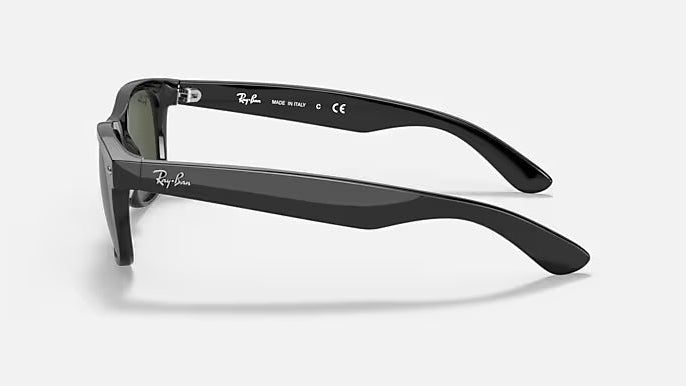 Ray-Ban New Wayfarer Classic RB2132-901L - Black/Green Classic G-15