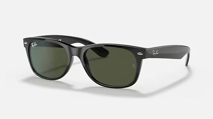 Ray-Ban New Wayfarer Classic RB2132-901L - Black/Green Classic G-15