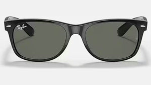 Ray-Ban New Wayfarer Classic RB2132-901 - Polished Black/Green Classic G15