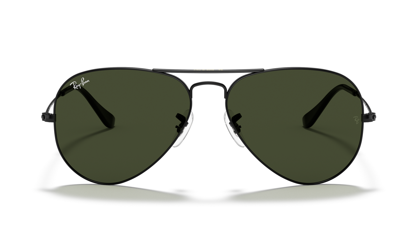 Ray-Ban Aviator RB3025-L2823 - Black/Green Classic G15