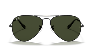Ray-Ban Aviator RB3025-L2823 - Black/Green Classic G15