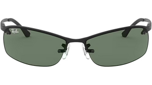 Ray-Ban RB3183-006/71 - Matte Black/Green