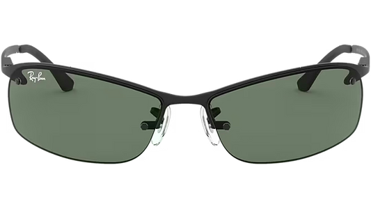 Ray-Ban RB3183-006/71 - Matte Black/Green