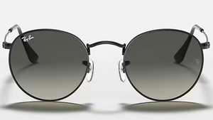 Ray-Ban Round Flat Lenses RB3447N-002/71 - Polished Black/Grey Gradient