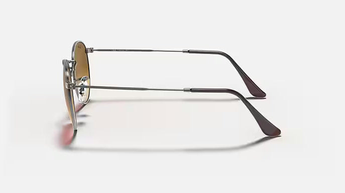 Ray-Ban Round Flat Lenses RB3447N-004/51 - Gunmetal/Light Brown Gradient