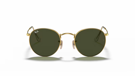 Ray-Ban Round RB3447N-001 - Arista Gold/Green Classic G-15