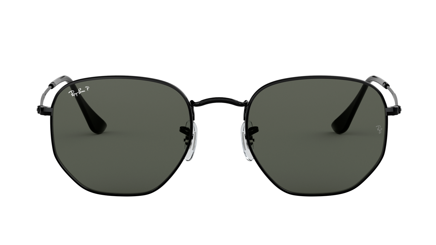 Ray-Ban Polarized Hexagonal RB3548N-002/58 - Black/Green Classic G15 5121