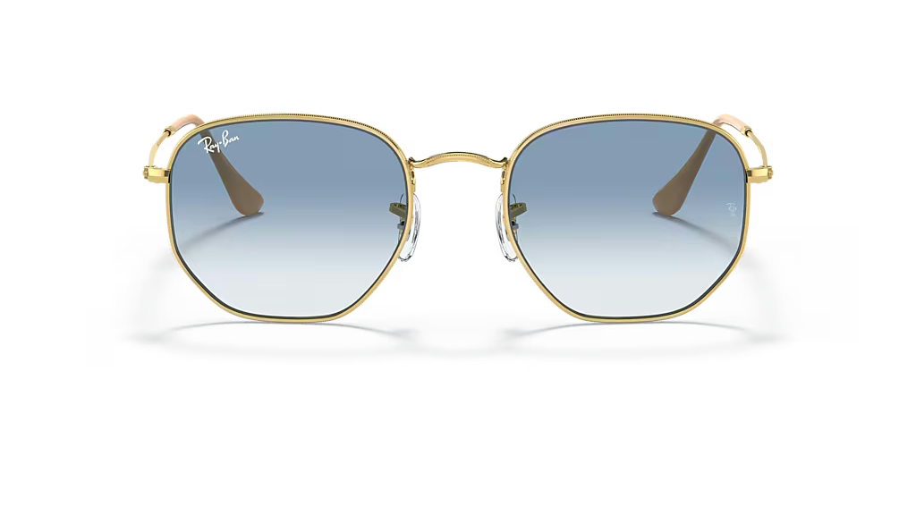 Ray-Ban Hexagonal RB3548-001/3F 2N - Gold/Blue Gradient