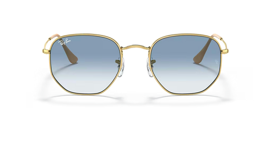 Ray-Ban Hexagonal RB3548-001/3F 2N - Gold/Blue Gradient
