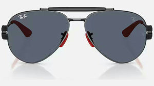Ray-Ban Scuderia Ferrari RB3762M-F00987 - Polished Black/Dark Grey