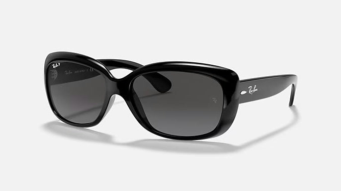 Ray-Ban Polarized Jackie Oh RB4101-601/T3 - Black/Grey