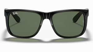 Ray-Ban Justin Classic RB4165-601/71 - Polished Black/Dark Green