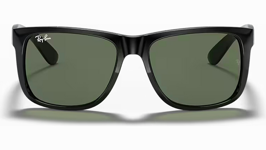 Ray-Ban Justin Classic RB4165-601/71 - Polished Black/Dark Green