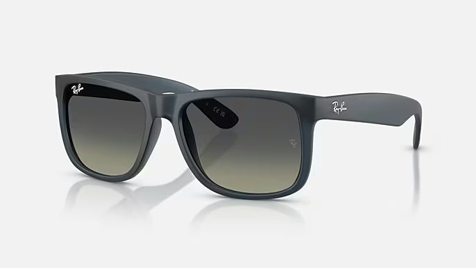 Ray-Ban Justin Classic RB4165-681311 - Rubber Blue/Grey Gradient