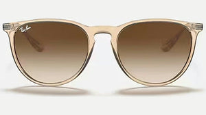 Ray-Ban Erika RB4171-651413 - Shiny Transparent Brown/Brown Gradient