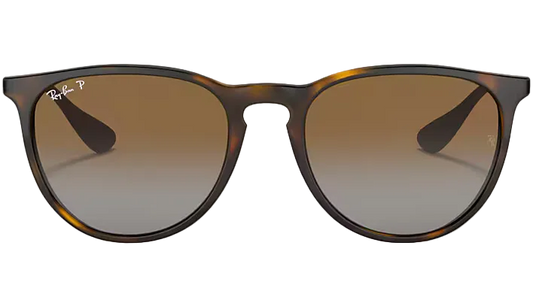 Ray-Ban Polarized Erika RB4171-710/T5 - Polished Light Havana/Brown